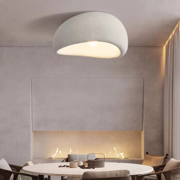 Helsingfors white dome ceiling lamp