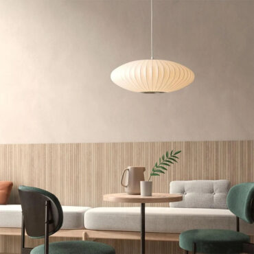 Åre ribbed cocoon pendant light