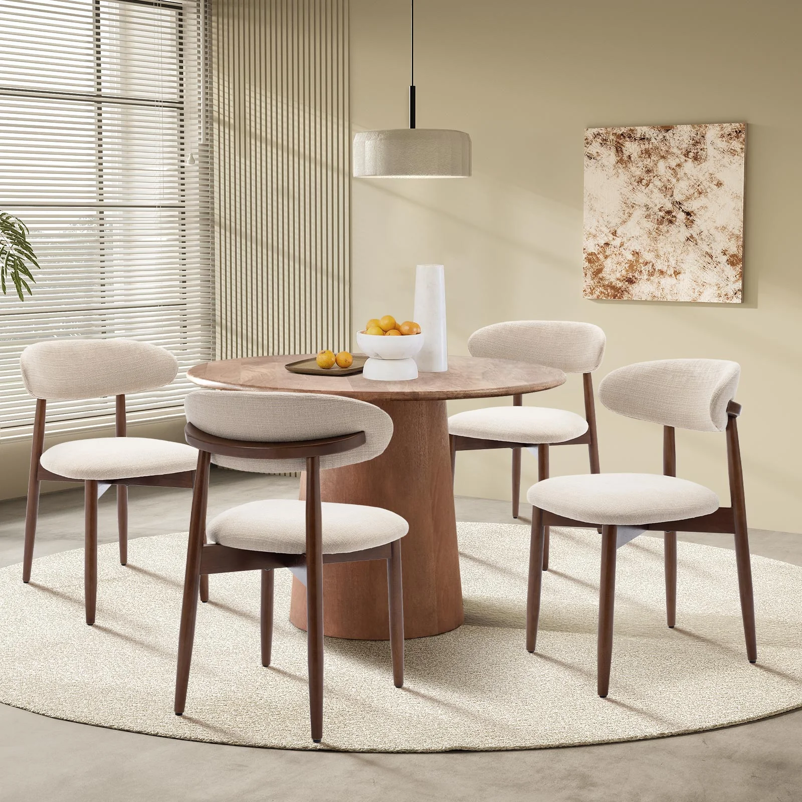 Ringsted Beige Dining Chair – Set of 4 - Image 2