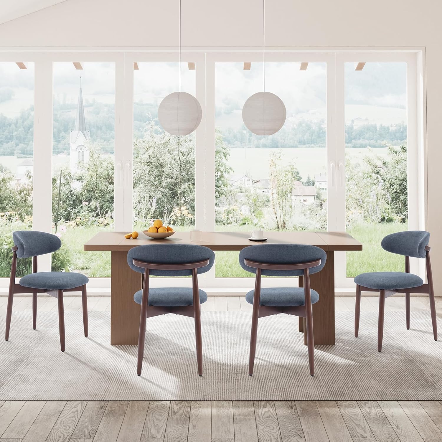 Ringsted Blue Dining Chair – Set of 4 - Image 5