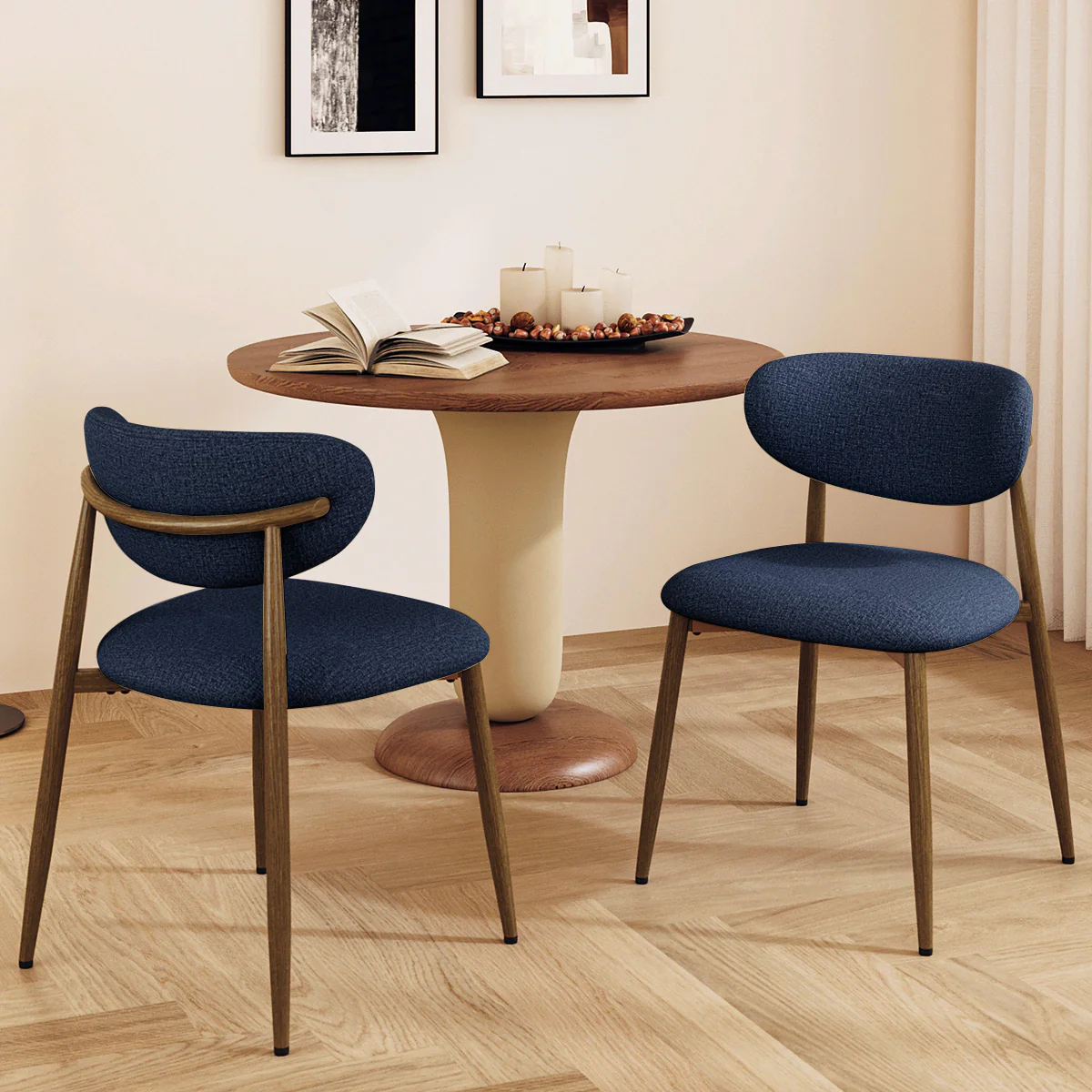 Ringsted Blue Dining Chair – Set of 4 - Image 4