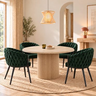 Svelvik Round Dining Table – Scandinavian Design