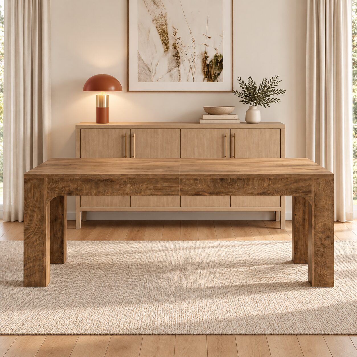 Skellefteå Dining Table – Scandinavian Rustic Design | 180 cm - Image 4
